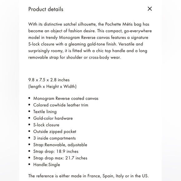 Louis Vuitton Pochette MƩtis Reverse Monogram - Picture 15 of 16